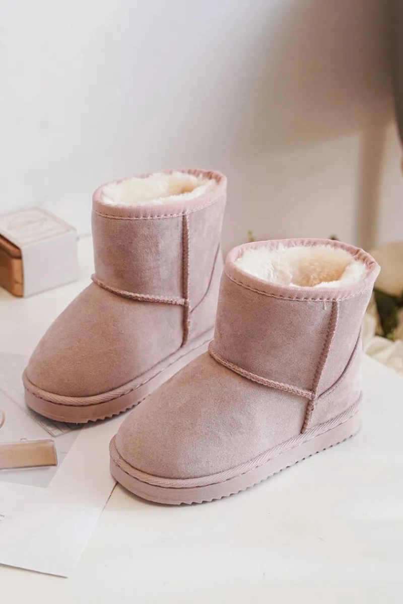 Hot Dziecięce Ocieplane Botki Śniegowce Różowe Gooby Dzieci Dziewczęce|Chłopięce