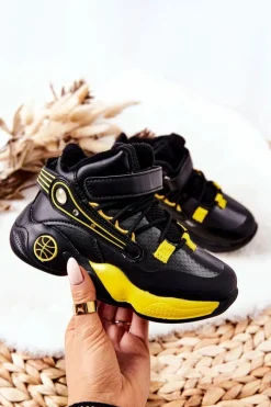 Chłopięce|Chłopięce>Boto Dziecięce Ocieplane Botki Śniegowce Czarne Herry