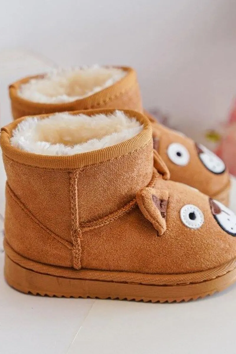 Discount Dziecięce Ocieplane Botki Śniegowce Camel Vavena Dzieci Chłopięce|Dziewczęce