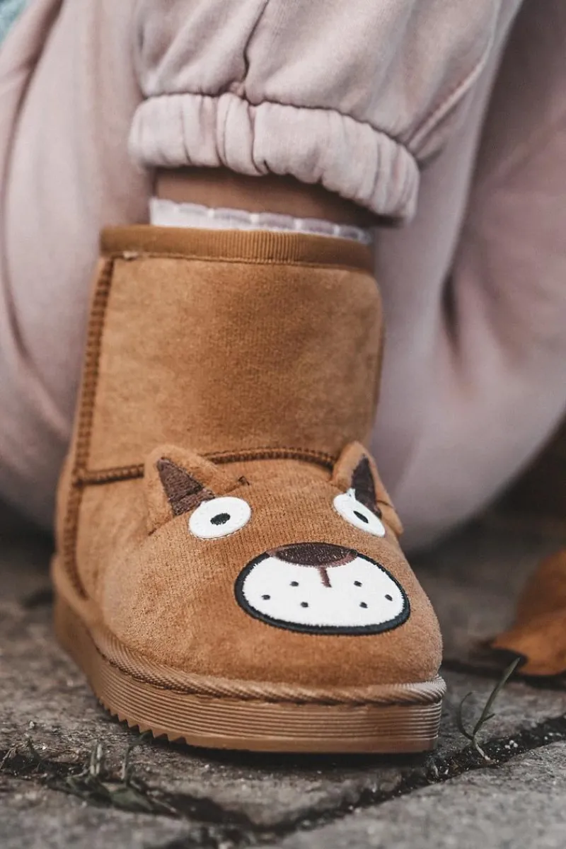 Discount Dziecięce Ocieplane Botki Śniegowce Camel Vavena Dzieci Chłopięce|Dziewczęce