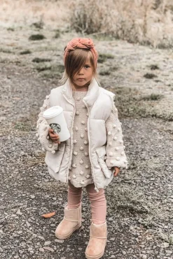 Dziewczęce|Chłopięce></noscript>Boto Dziecięce Ocieplane Botki Śniegowce Beżowe Gooby