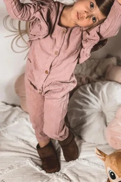 Hot Dziecięce Ocieplane Botki Śniegowce Brązowe Gooby Dzieci Dziewczęce|Chłopięce