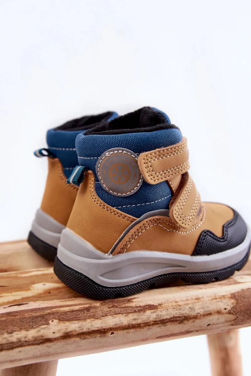 Chłopięce|Dziewczęce>Evento Dziecięce Ocieplane Botki Na Rzepy Camel Tweety