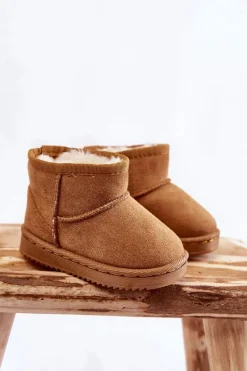 Clearance Dziecięce Ocieplane Botki Śniegowce Camel Gooby Dzieci Dziewczęce|Chłopięce