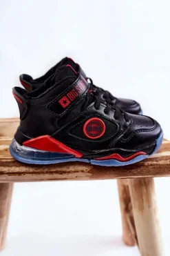 Best Big Star Shoes Dziecięce Ocieplane Buty Sportowe Big Star KK374095 Czarne