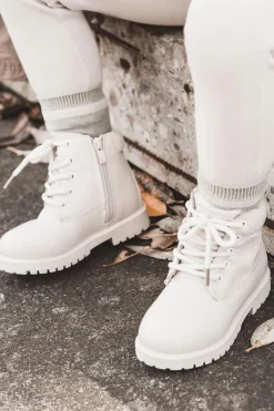 New Dziecięce Ocieplane Trapery Botki Jasnobeżowe Dexter Dzieci Chłopięce|Dziewczęce