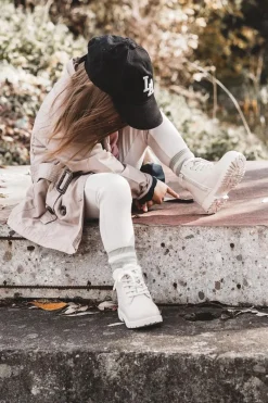 New Dziecięce Ocieplane Trapery Botki Jasnobeżowe Dexter Dzieci Chłopięce|Dziewczęce