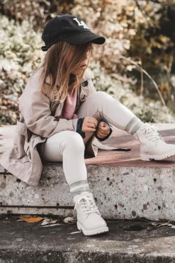 New Dziecięce Ocieplane Trapery Botki Jasnobeżowe Dexter Dzieci Chłopięce|Dziewczęce