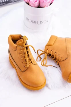 Chłopięce|Dziewczęce></noscript>Boto Dziecięce Ocieplane Trapery Botki Camel Dexter