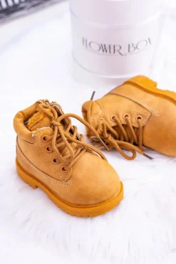 Chłopięce|Dziewczęce></noscript>Boto Dziecięce Ocieplane Trapery Botki Camel Dexter