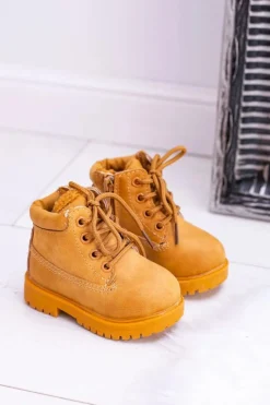 Chłopięce|Dziewczęce></noscript>Boto Dziecięce Ocieplane Trapery Botki Camel Dexter