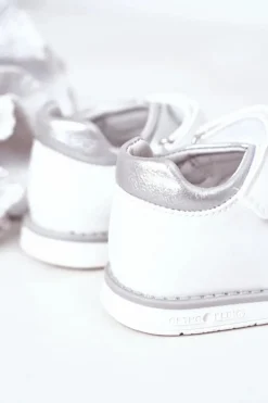 Best Dziecięce Ortopedyczne Sandały Na Rzepy Białe Maysa Dzieci Dziewczęce