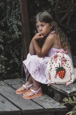 New ZAXY Dziecięce Pachnące Sandałki Na Rzep LL385026 Pomarańczowe Pomarańczowy