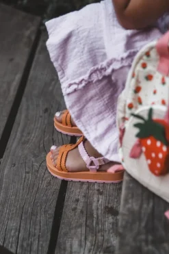 New ZAXY Dziecięce Pachnące Sandałki Na Rzep LL385026 Pomarańczowe Pomarańczowy