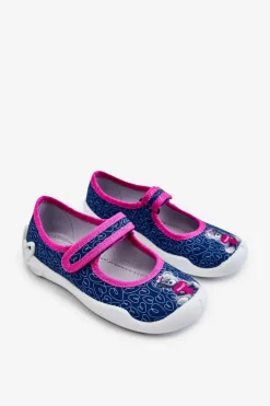 Best Dziecięce Papcie Baleriny Miś 114X505 Granatowe Dzieci Dziewczęce|Balerinki Dziecięce