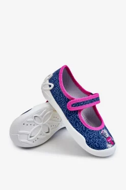 Best Dziecięce Papcie Baleriny Miś 114X505 Granatowe Dzieci Dziewczęce|Balerinki Dziecięce