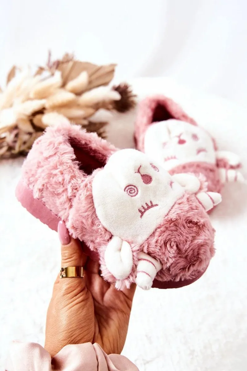 Chłopięce|Dziewczęce>Boto Dziecięce Papcie Baranek Różowe Hollie