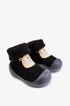 Chłopięce|Dziewczęce>BEFADO Dziecięce Papcie Niechodki 002P023 Czarne