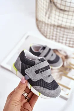 Chłopięce>Bartek S.A. Dziecięce Półbuty Dla Chłopców Szare BARTEK T-71949/SA1