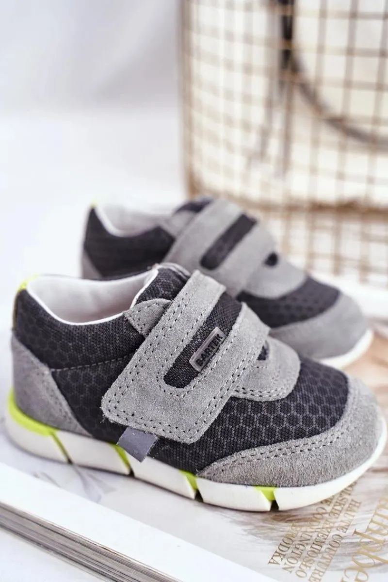 Chłopięce>Bartek S.A. Dziecięce Półbuty Dla Chłopców Szare BARTEK T-71949/SA1