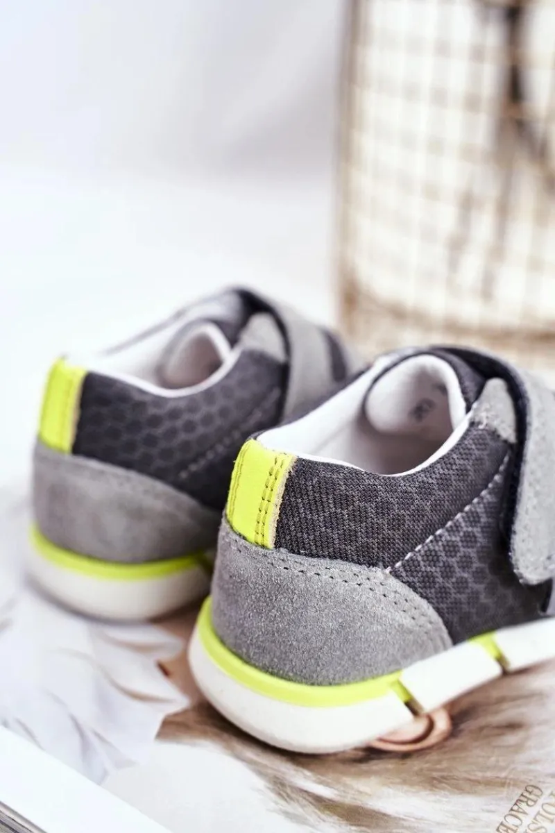 Chłopięce>Bartek S.A. Dziecięce Półbuty Dla Chłopców Szare BARTEK T-71949/SA1