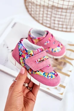 Discount Dziecięce Półbuty Dla Dziewcząt Różowe BARTEK T-71949/S19 Dzieci Dziewczęce