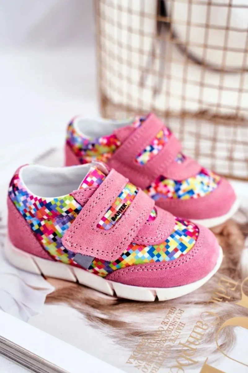 Discount Dziecięce Półbuty Dla Dziewcząt Różowe BARTEK T-71949/S19 Dzieci Dziewczęce