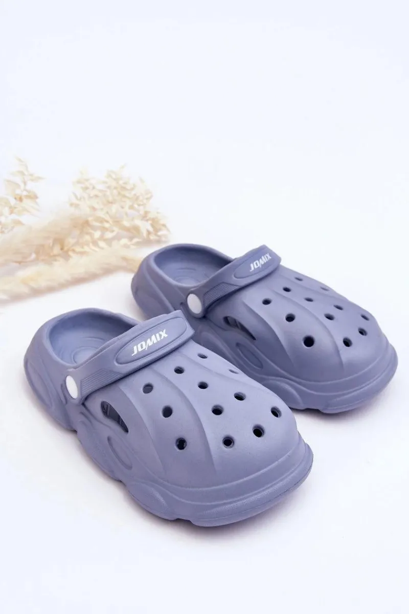 Chłopięce|Dziewczęce>Boto Dziecięce Piankowe Klapki Kroksy e Cloudy Niebieski