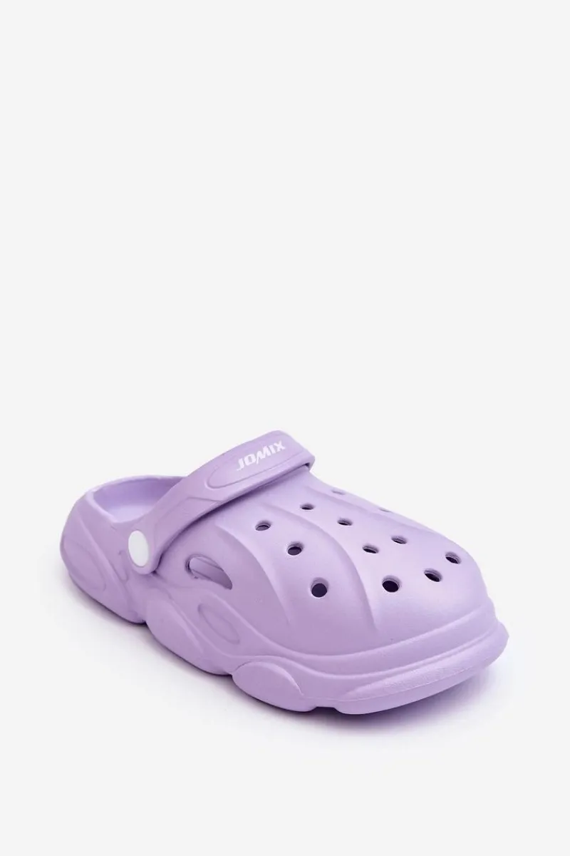 Outlet Dziecięce Piankowe Klapki Fioletowe Cloudy Dzieci Chłopięce|Dziewczęce