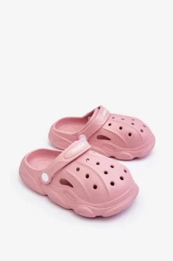 Discount Boto Dziecięce Piankowe Klapki Chodaki Różowe Cloudy Różowy