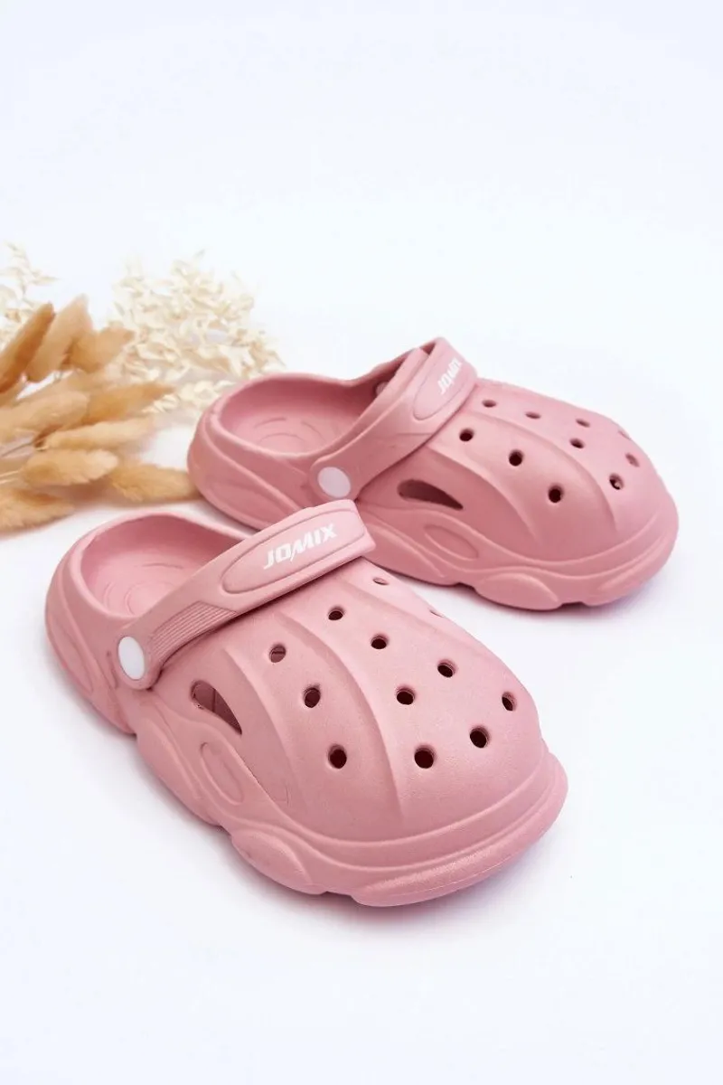 Discount Boto Dziecięce Piankowe Klapki Chodaki Różowe Cloudy Różowy