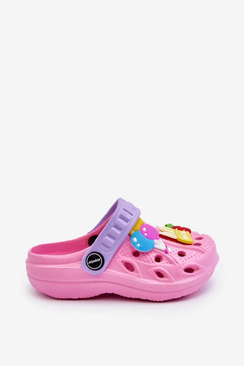 Chłopięce>Boto Dziecięce Piankowe Lekkie Kroksy Klapki Różowe Sweets