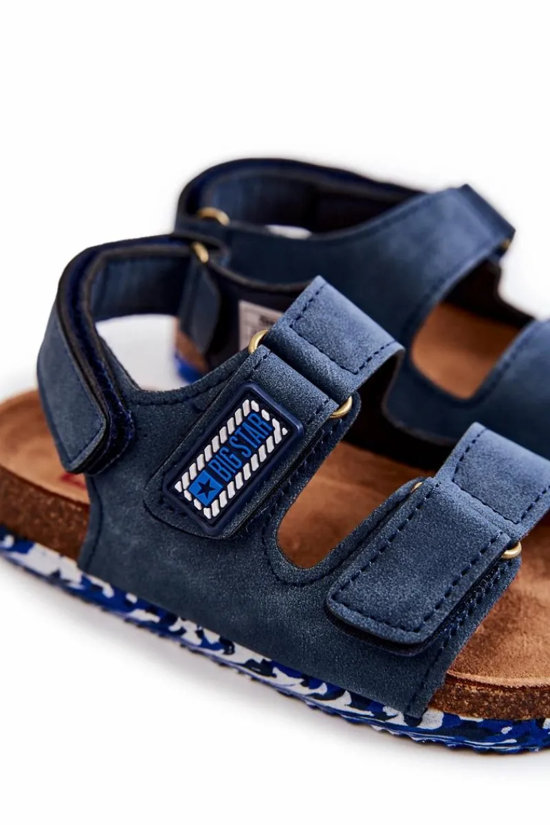 Chłopięce|Sandały Big Star>Big Star Shoes Dziecięce Sandałki Big Star JJ374117 Granatowe