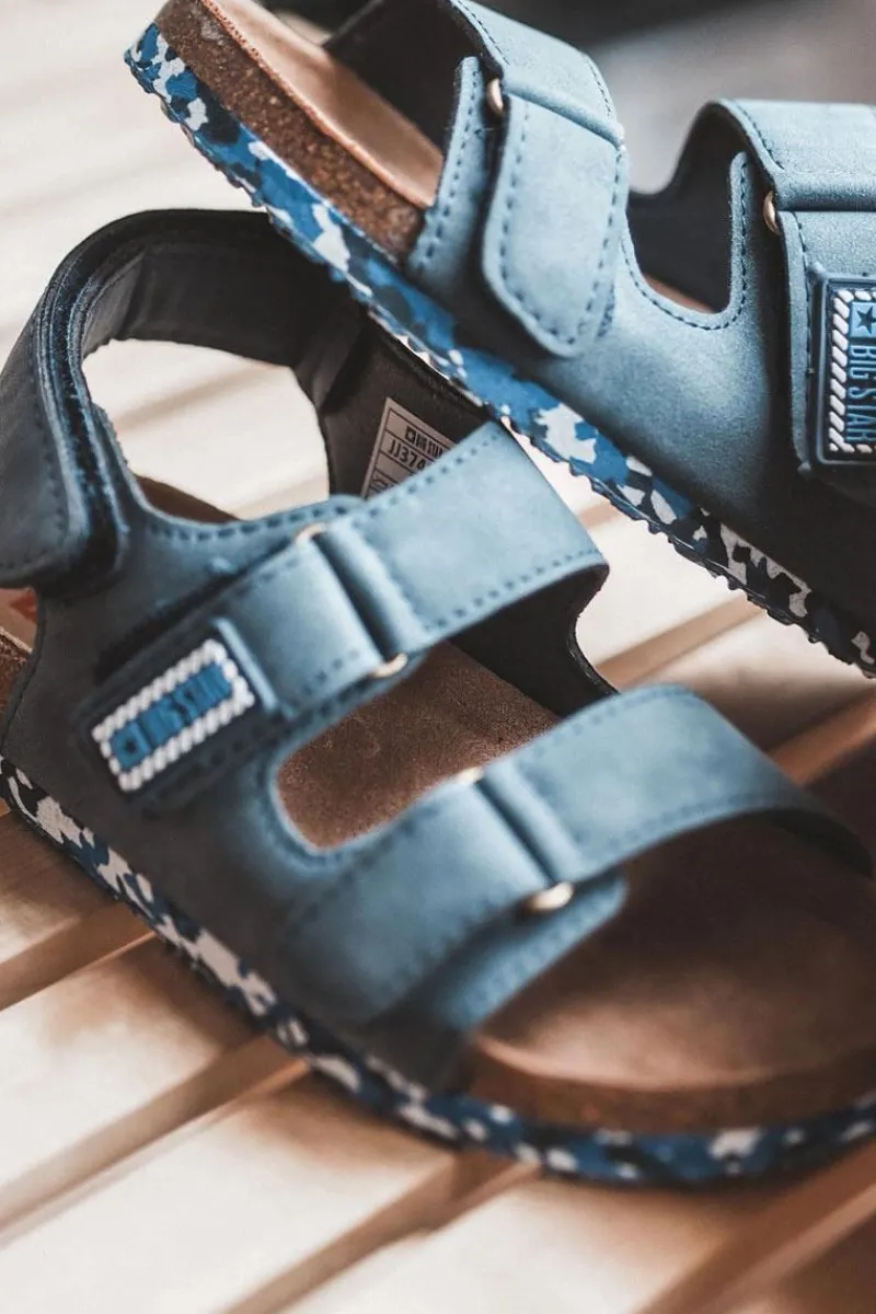 Chłopięce|Sandały Big Star>Big Star Shoes Dziecięce Sandałki Big Star JJ374117 Granatowe
