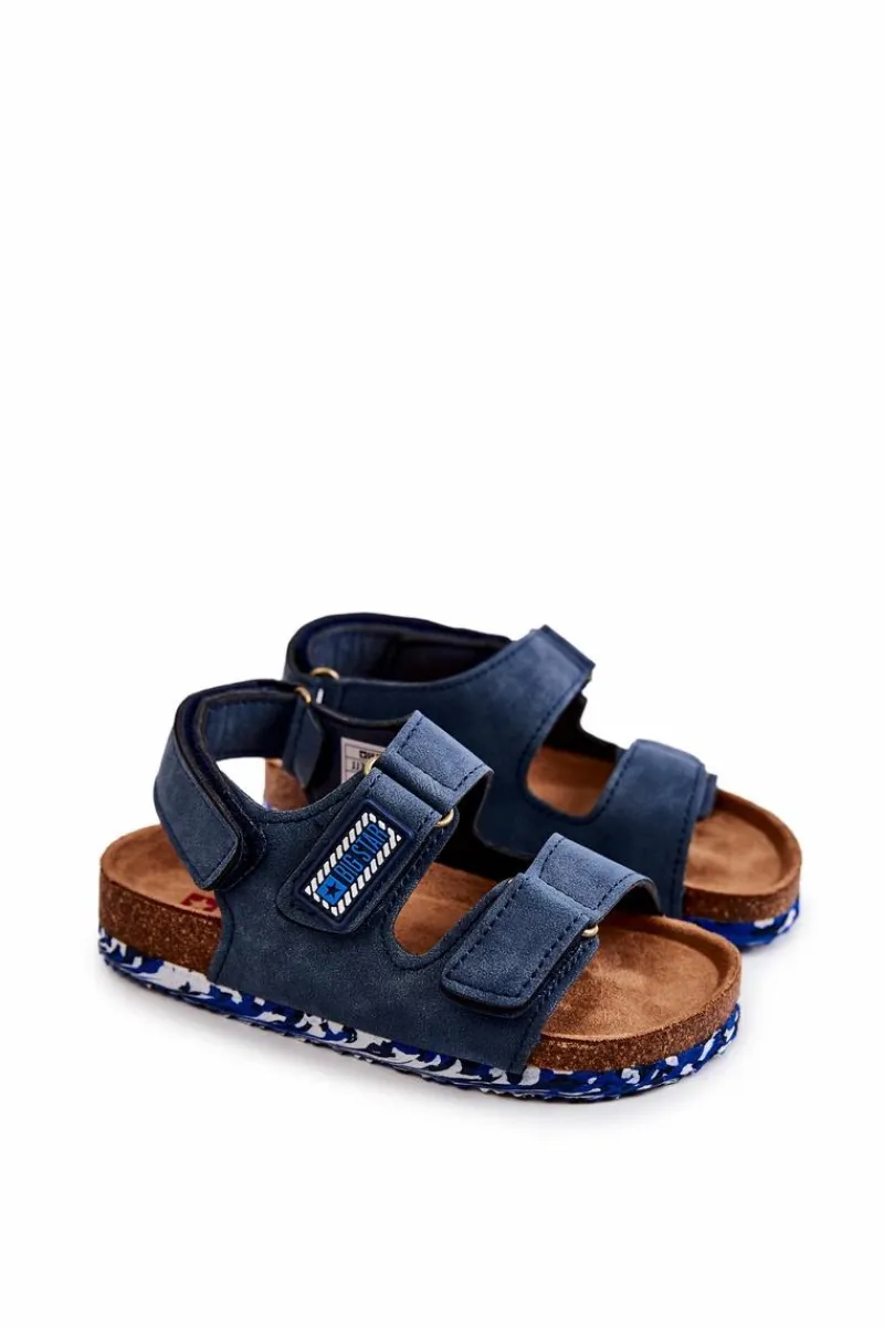 Chłopięce|Sandały Big Star>Big Star Shoes Dziecięce Sandałki Big Star JJ374117 Granatowe