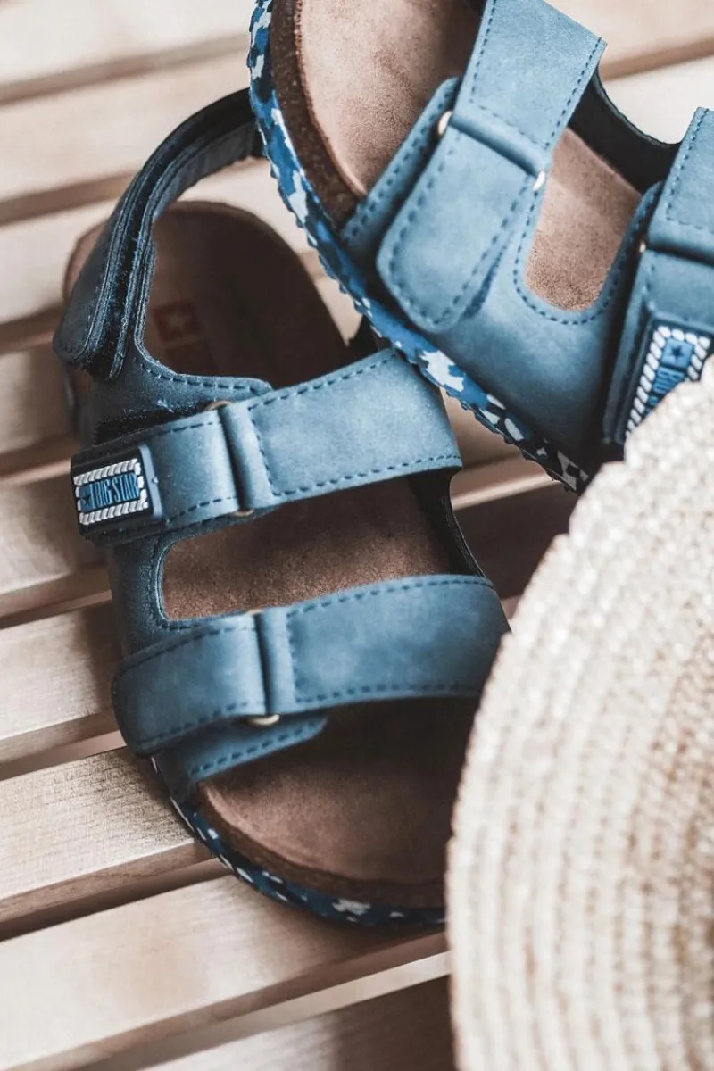 Chłopięce|Sandały Big Star>Big Star Shoes Dziecięce Sandałki Big Star JJ374117 Granatowe