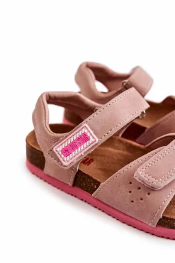 Outlet Dziecięce Sandałki Big Star JJ374121 Różowe Damskie Dziewczęce|Sandały Big Star