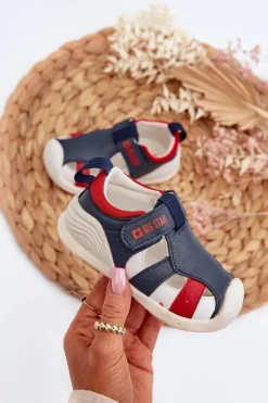 Chłopięce>Big Star Shoes Dziecięce Sandałki Big Star NN374210 Granatowe