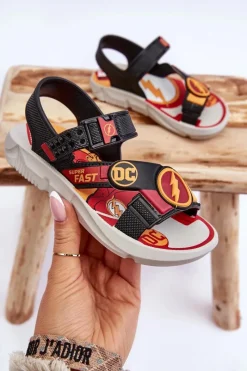 Outlet Boto Dziecięce Sandałki Flash Grendene Kids JJ385051 Czerwone Czerwony