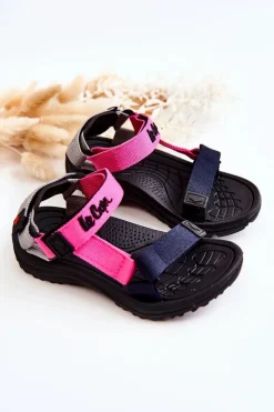 Online Lee Cooper Dziecięce Sandałki LCW-22-34-0951 Multikolor