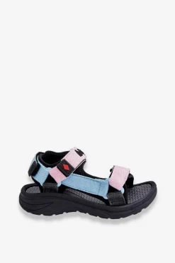 Sale Dziecięce Sandałki LCW-23-34-1687 Niebiesko-Różowe Dzieci Dziewczęce