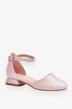 Dziewczęce>Evento Dziecięce Sandałki Na Niskim Obcasie Różowe Nelly