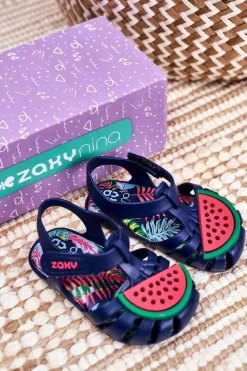 Online ZAXY Dziecięce Sandałki Na Rzep Pachnące Arbuz FF3855013