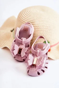 Chłopięce|Dziewczęce></noscript>ZAXY Dziecięce Sandałki Na Rzep Pachnące JJ385034 Jasnofioletowe