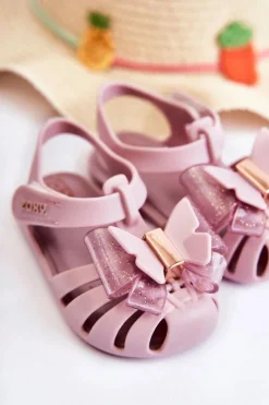 Chłopięce|Dziewczęce></noscript>ZAXY Dziecięce Sandałki Na Rzep Pachnące JJ385034 Jasnofioletowe