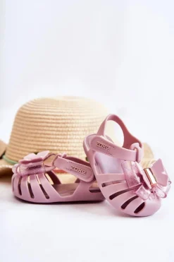 Chłopięce|Dziewczęce></noscript>ZAXY Dziecięce Sandałki Na Rzep Pachnące JJ385034 Jasnofioletowe