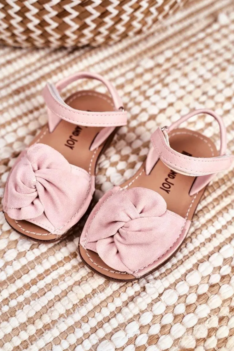 Sale Boto Dziecięce Sandałki Na Rzep Różowe Goofy