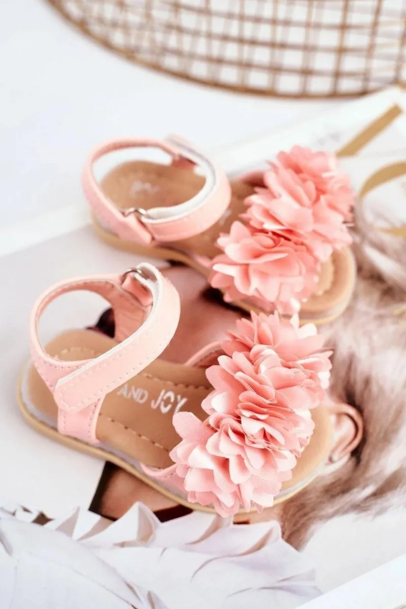 Online Boto Dziecięce Sandałki Na Rzep Świecące Różowe Milena