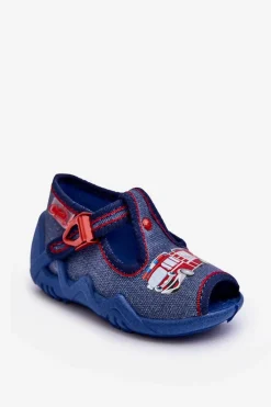 Best Dziecięce Sandałki Papcie Wóz Strażacki 217P118 e Dzieci Chłopięce|Back To School