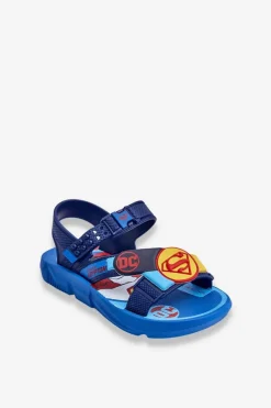 Chłopięce></noscript>Boto Dziecięce Sandałki Superman Grendene Kids JJ385050 e Niebieski